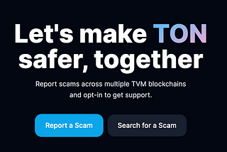 Elevating TON Blockchain Security with ScamAbuse: Unite to Protect, Empower, and Secure!