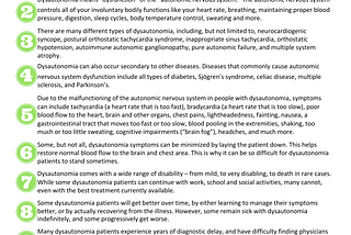 Living with POTS aka Dysautonomia