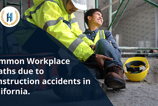 What are the top 5 leading causes of death in workplace construction accidents?