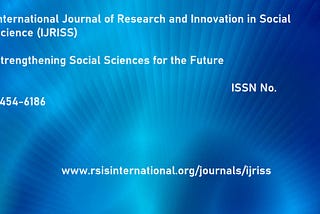 Social Science Journals in Nigeria