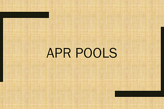 APR memory pool
