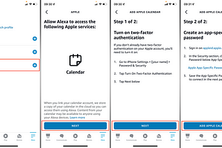 How to Connect iCloud Calendar to Alexa