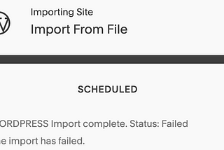 How To: Import/Export Within Squarespace