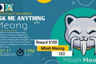 AMA Meong Token with Crypto Fight