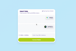 FRED Swap Stellar to BSC bridge
