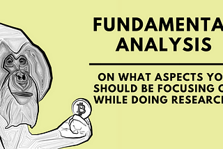 Fundamental Analysis — on what aspects you should be focusing on while doing research?