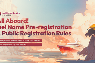 All Aboard! .sei Name Pre-registration & Public Registration Rules