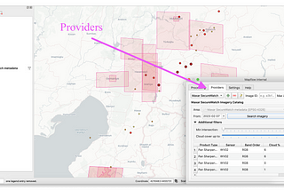 How you can use Mapflow-QGIS to leverage the search for the open data by MAXAR