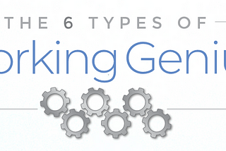 The 6 working geniuses a Scrum Team needs to have…