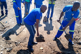 DA undertakes Clean up with Community