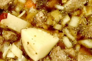 Beef Soup — Slow Cooker Caribou Stew