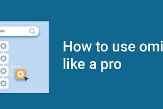 How to use omicX protocols like a pro