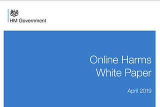 The Online Harms White Paper: Tensions and Omissions