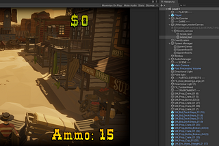 “Funslingers” Devblog #26 | Creating an Ammo Counter in Unity