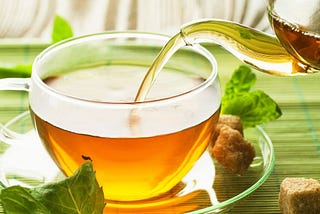 Fast way to lose weight effectively with green tea and mint