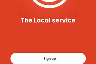 The Local Service app