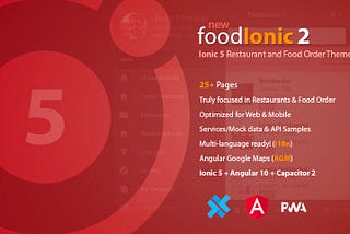 foodIonic 2 — Ionic 4 Restaurant and Food Order Theme