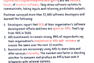 September 1: The Current and Future State of APIs