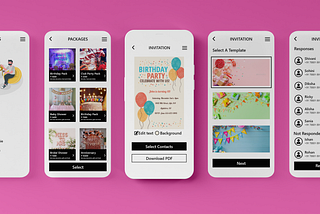 Case study: Designing an instant party planning app