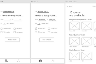 A7 — Library Reservations Wireframe Prototype