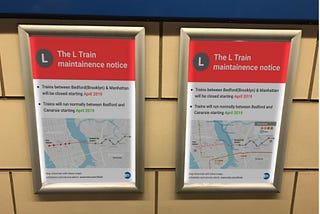 Design Research: The L-Train Shutdown