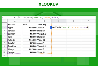 How to Use Google Sheet: XLOOKUP, What Is It?