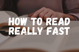 How To Read Really Fast