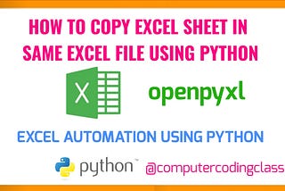 Excel Automation using Python