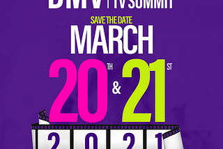 DMV Film & TV Summit. An Announcement.