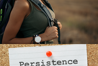 The Word Of The Day Is “Persistence”