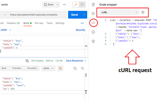 Communicating API problems between teams using cURL