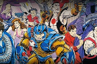 The Valiant Universe, drawn by Bernard Chang, inked by Bob Layton, Tom Ryder and others