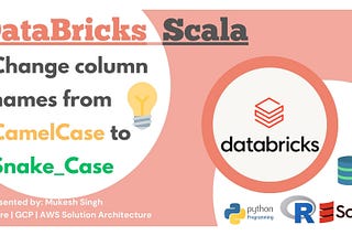 Databricks- Camel to Snake Case by using Scala