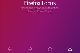 Wireframing Firefox Focus