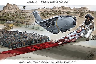 August 31, Taliban draw a red line