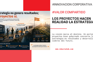 La estrategia no genera resultados; los proyectos sí