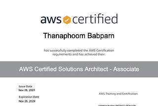 ประสบการณ์การสอบ AWS Certified Solutions Architect — Associate (SAA-C02) แบบ Remote Proctored