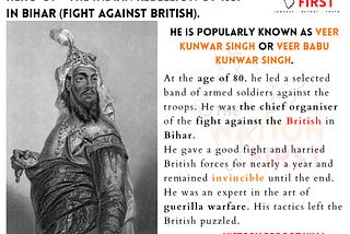 NationFirst | Unsung Warrior I Kunwar Singh