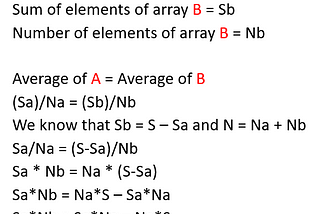 Split Array With Same Average