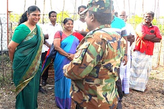 Tamils get two roads to access northern land released by one and a half months ago
