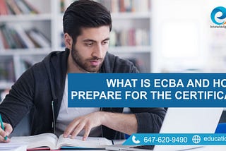 ECBA certification eligibility