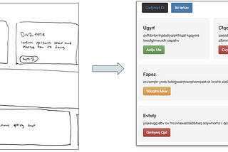 Automated front-end development using deep learning