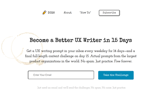 Daily UX writing challenge: Part 1