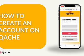 How to Sign Up on Qache