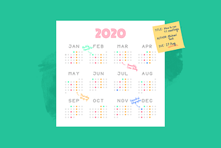 How to Create An Editorial Calendar