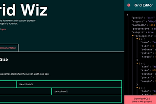 Introducing Grid Wiz: Make a CSS grid framework with custom browser support at the snap of a…