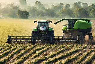 Pictorial representation artificial intelligence in agriculture