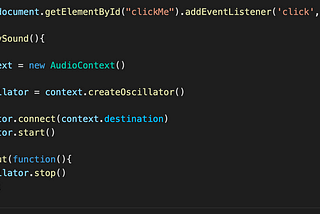 Adding a Filter to your Sound with the Web Audio API