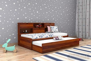 Cheap trundle beds with storage and without — Wooden Street