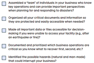 Resiliency Planning Toolkit againt COVID-19 — A MUST DO Self-Assessment